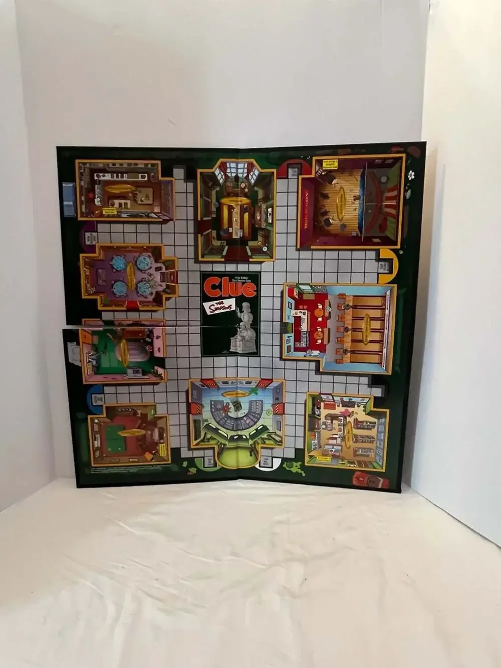 The Simpsons Clue Board Game 2nd Edition 2002 21 Cards No Instructions